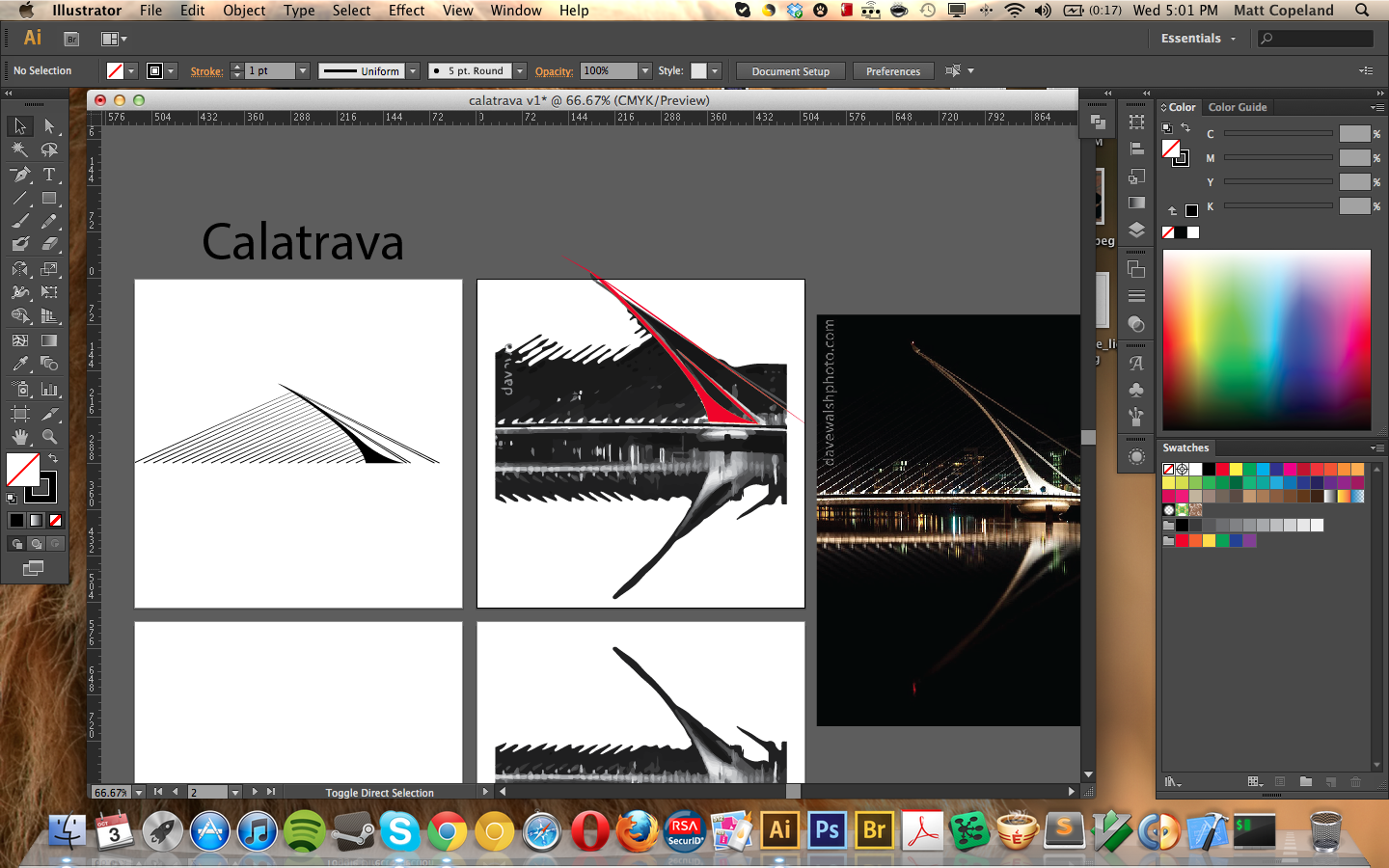 Calatrava logo exploration