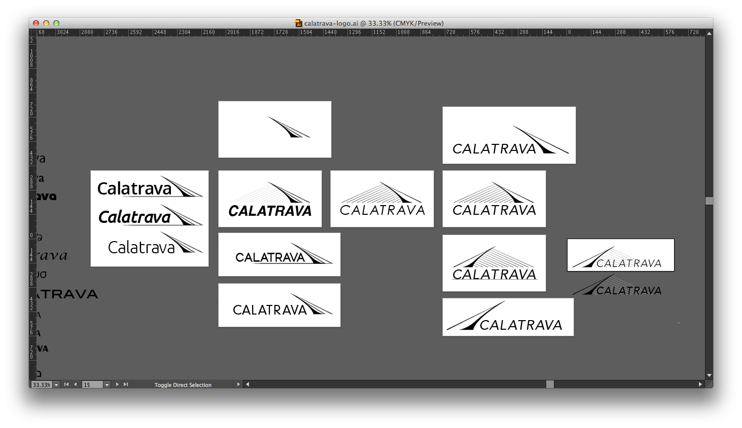 Calatrava logo exploration