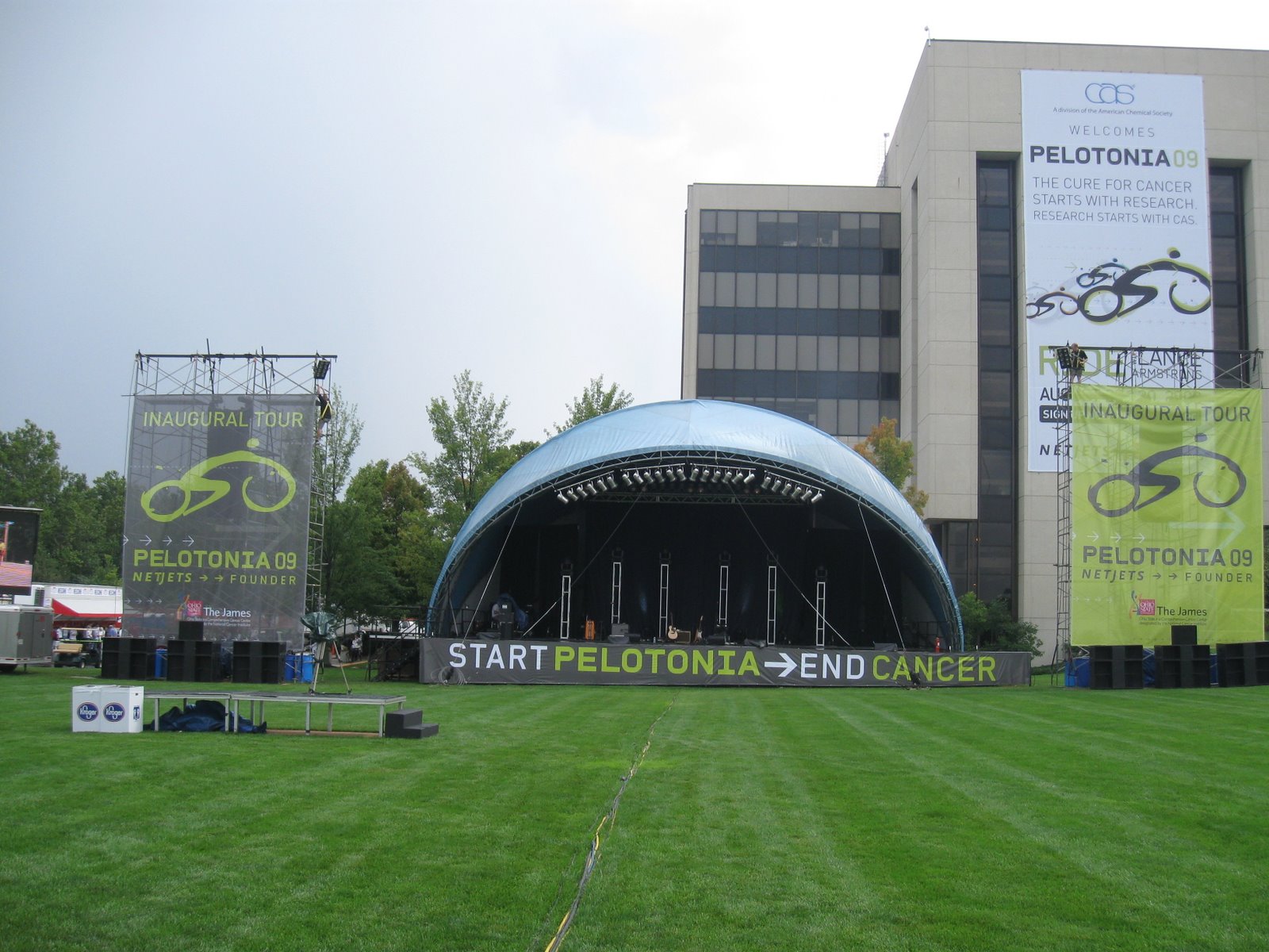 Pelotonia 09 opening ceremonies